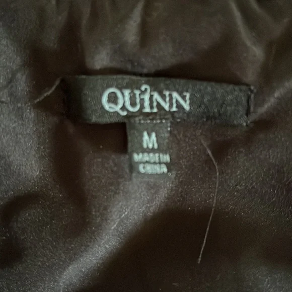 Black Quilted Vest With Gold Hardware- size medium ♥️ - Picture 4 of 5